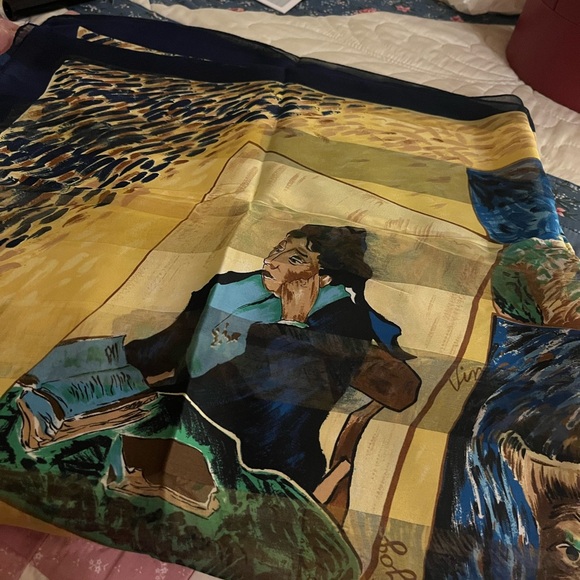 Van Gogh Jaune Scarf - Picture 2 of 4